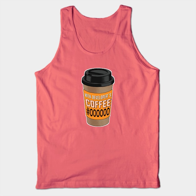 Web Developer's Coffee Tank Top by affan2fly